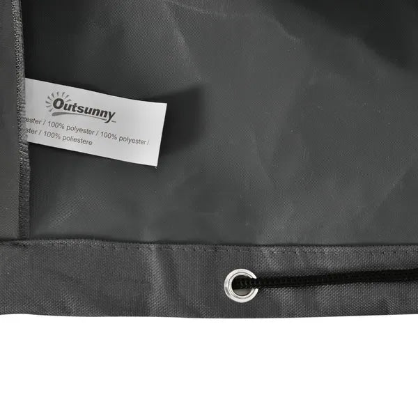97" x 65" x 26" Weatherproof Outdoor Sectional Patio Furniture Cover with Ultimate Weather Protection, Grey - product image 11