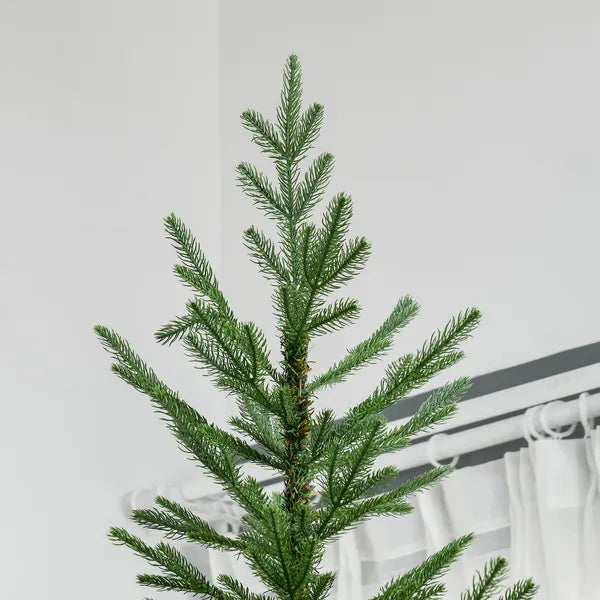 HOMCOM 9 Ft Artificial Christmas Tree, Pine Hinged Christmas Tree with 1939 Realistic Branches, Steel Base, Auto Open, Green - product image 8