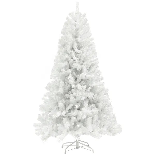 HOMCOM 9 Ft Unlit Artificial Christmas Tree with 2132 Branch Tips and Steel Base White - product image 11