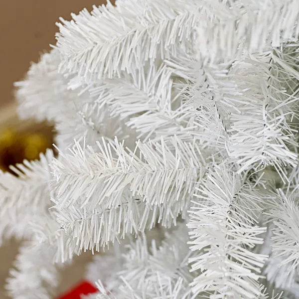HOMCOM 9 Ft Unlit Artificial Christmas Tree with 2132 Branch Tips and Steel Base White - product image 9