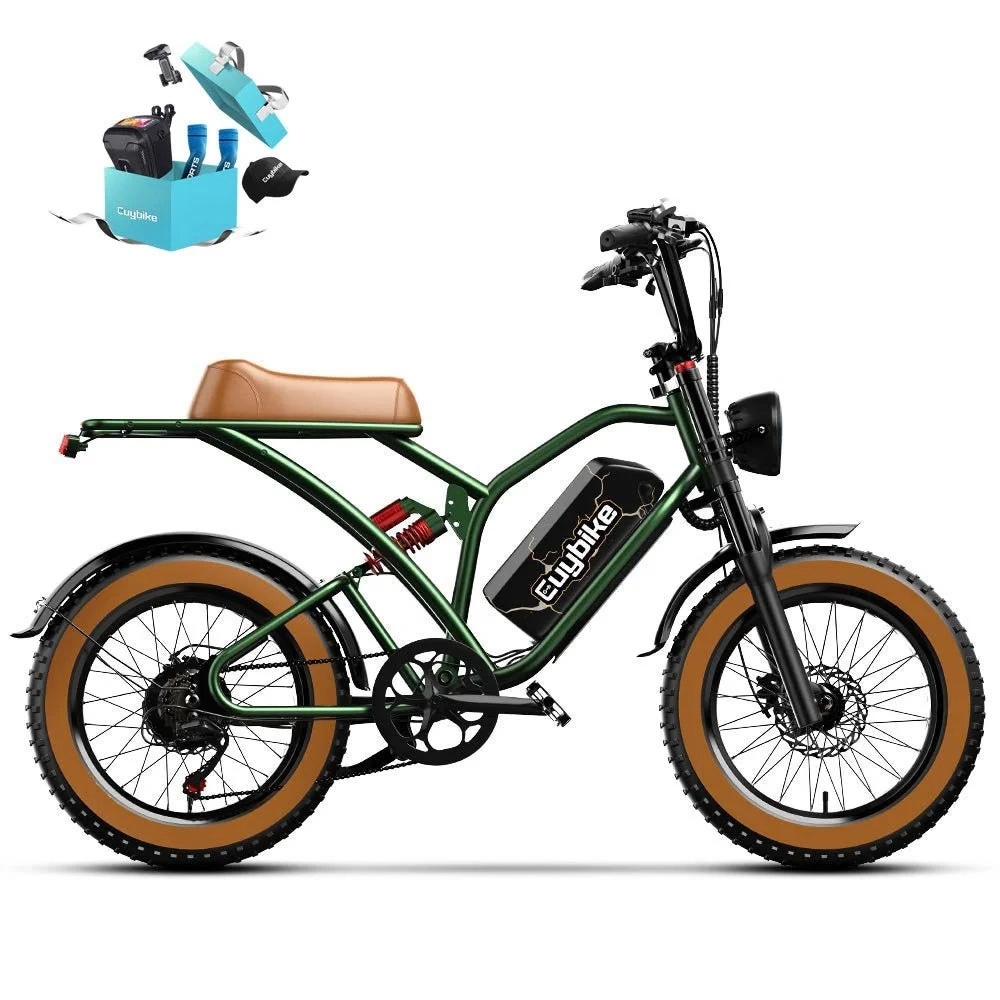Euybike S4 Moped-Style Fat Tire Electric Bikes