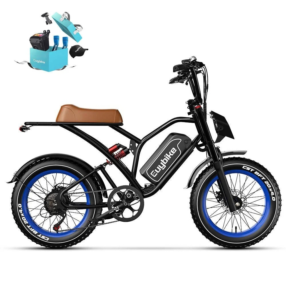Euybike S4 Moped-Style Fat Tire Electric Bikes