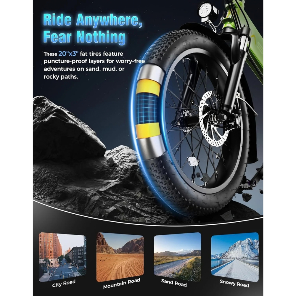 Jasion EB7 2.0 All Terrain Electric Bikes