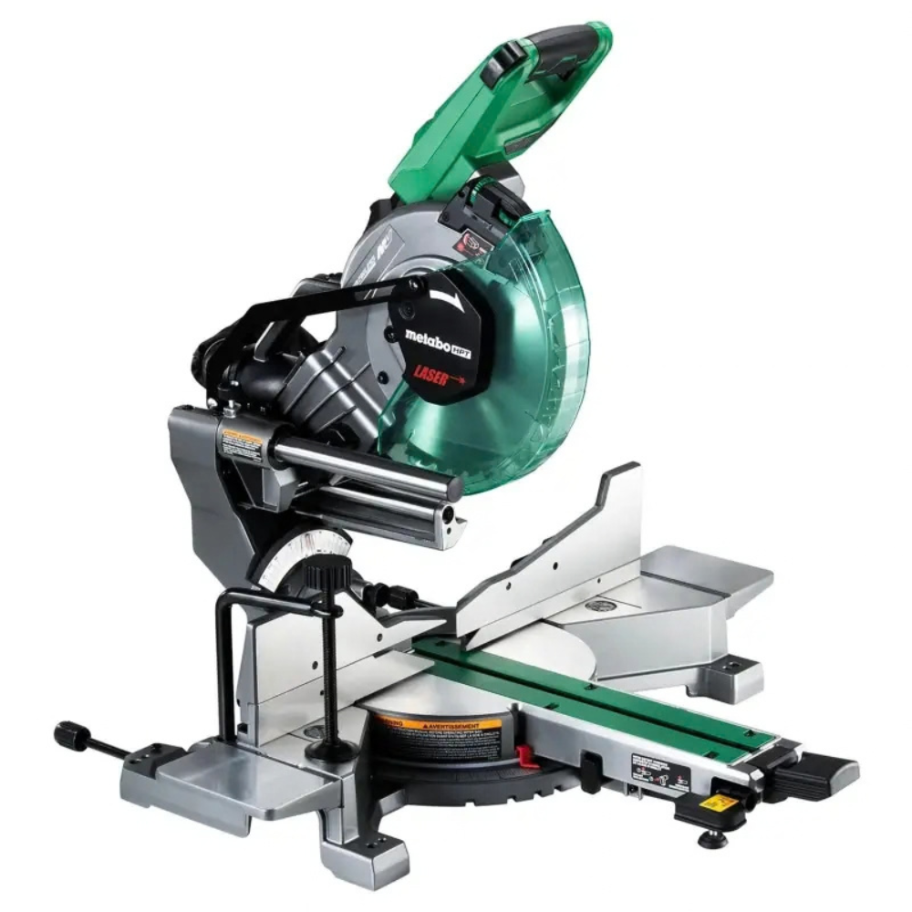 Metabo HPT MultiVolt 36V Sliding Miter Saw 10-Inch Blade C3610DRAQAM