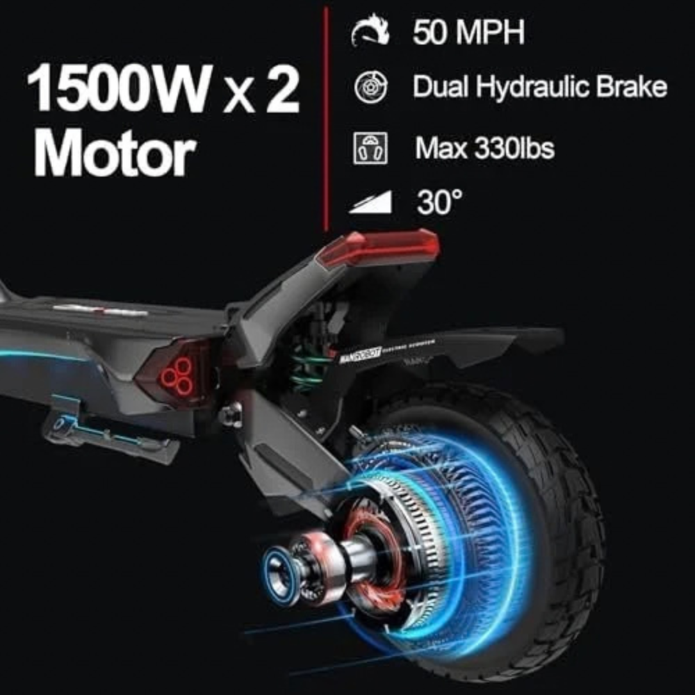 NANROBOT N6 72V 3000W Dual-Motor Electric Scooter