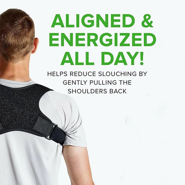 Nylon Spandex Posture Corrector Back and Shoulder Support Brace 30 to 43 Inch - product view 5