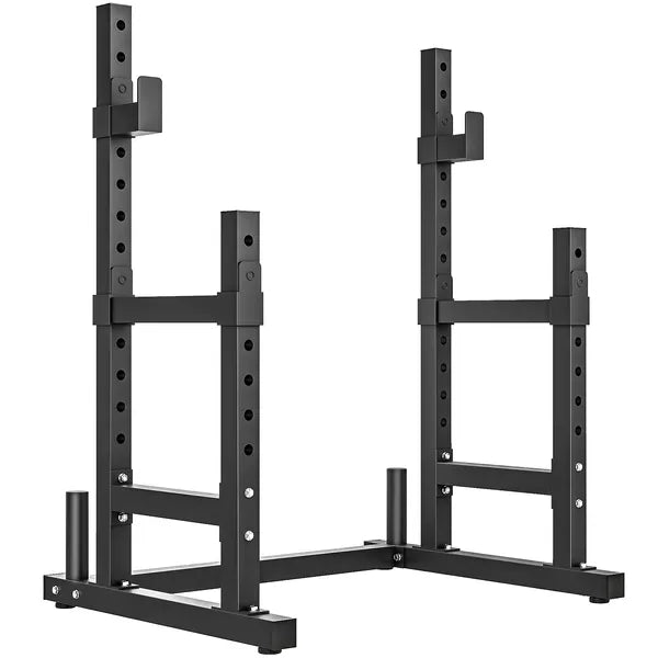 Soozier Adjustable Squat Rack, 660lbs Multi-Functional Bench Press Rack for Weight Lifting Home Gym Strength Training, Black - product image 11