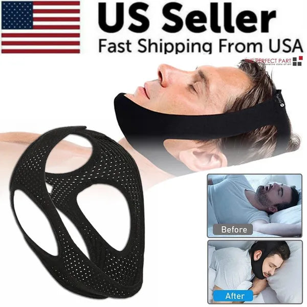 Adjustable Sleep Chin Strap with Jaw Support - product view 12