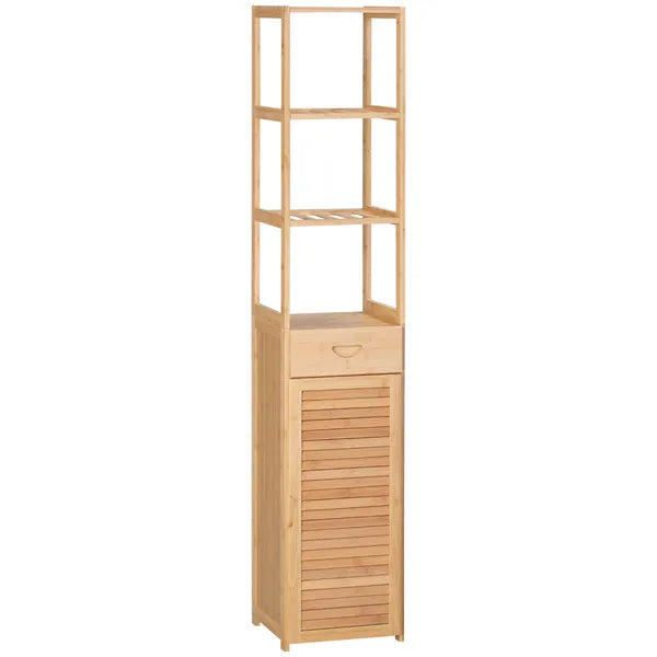 Bathroom Storage Cabinet with Drawer and Slatted Shelves - product image 1