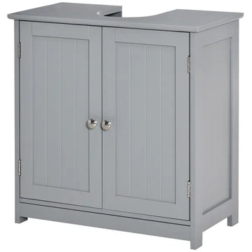 Bathroom Vanities, Bathroom Sink Cabinets with U-Shape Cut-Out and Adjustable Internal Shelf, Gray - product image 1