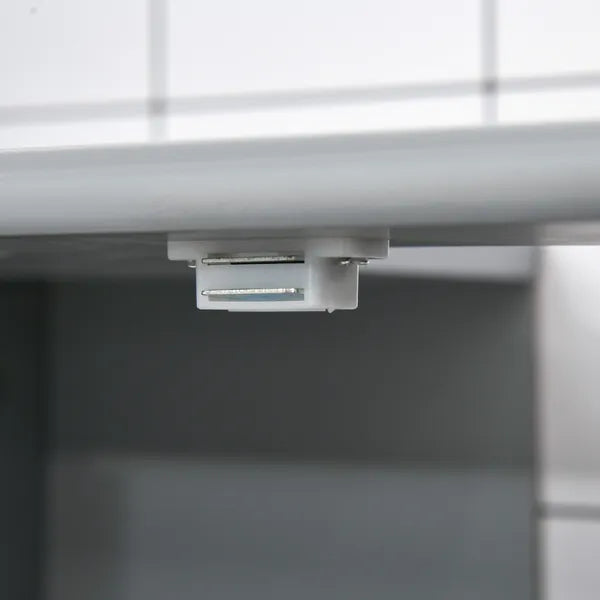 Bathroom Vanities, Bathroom Sink Cabinets with U-Shape Cut-Out and Adjustable Internal Shelf, Gray - product image 9