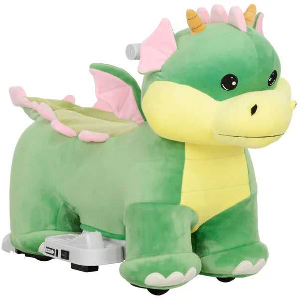 Battery Powered Ride on Toy, 6V Ride on Horse with Music Forward, PU Wheels, for 18-36 Months, Green - product image 11