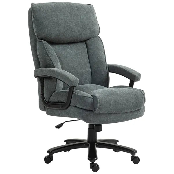 HOMCOM Big and Tall Desk Chair, Executive Office Chair, 450lbs, Heavy Duty Computer Chair for Heavy People, Gray - product image 11
