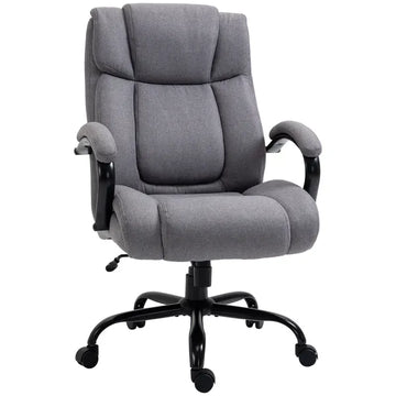 Vinsetto Big and Tall Executive Office Chair 484lbs with Wide Seat, Computer Desk Chair, Adjustable Height, Light Gray - product image 1