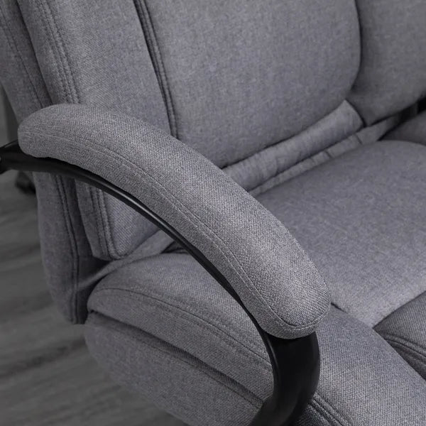 Vinsetto Big and Tall Executive Office Chair 484lbs with Wide Seat, Computer Desk Chair, Adjustable Height, Light Gray - product image 14
