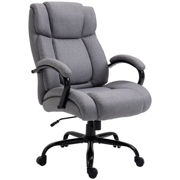Vinsetto Big and Tall Executive Office Chair 484lbs with Wide Seat, Computer Desk Chair, Adjustable Height, Light Gray - product image 16