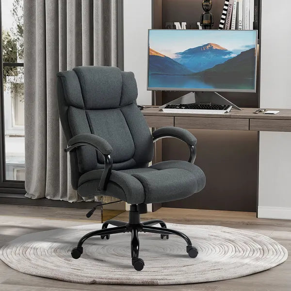 Big and Tall Office Chair with 485 lb Capacity, Adjustable Height, Charcoal Gray - product image 10