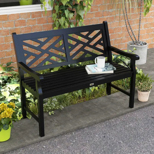 Outsunny 43.25 Inch Wooden Garden Bench for Peaceful Outdoors - product image 2