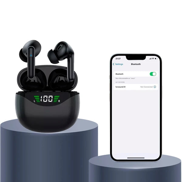 Bluetooth 5.3 Trucker Wireless Earbuds Headset with Noise Cancelling Microphone - product view 11