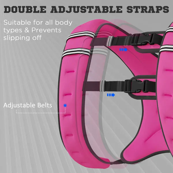 Soozier Body Weighted Vest with Pocket, Soft Skin-Friendly Weighted Workout Vest, Adjustable Weighted Running Equipment, 17.6 lbs., Pink - product image 6