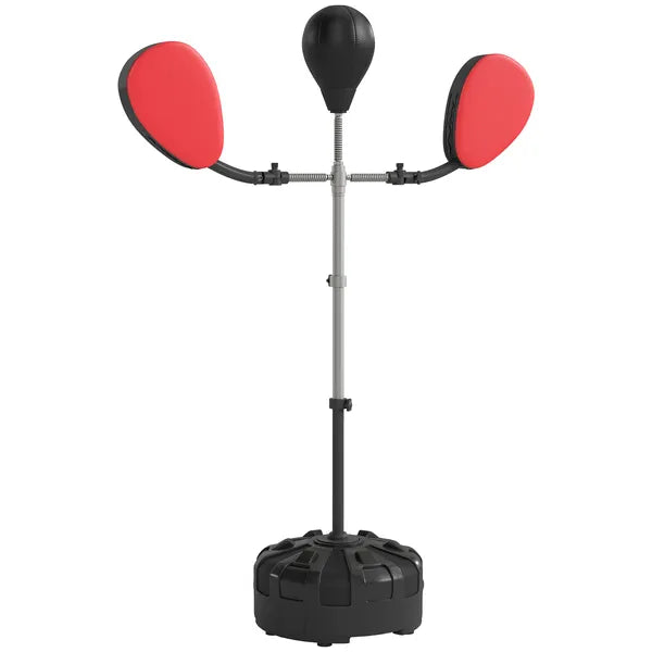 Boxing Bag with Stand, Adjustable Height Punching Speed Bag with 2 Target Arms, for Training, Exercise, Black - product image 11