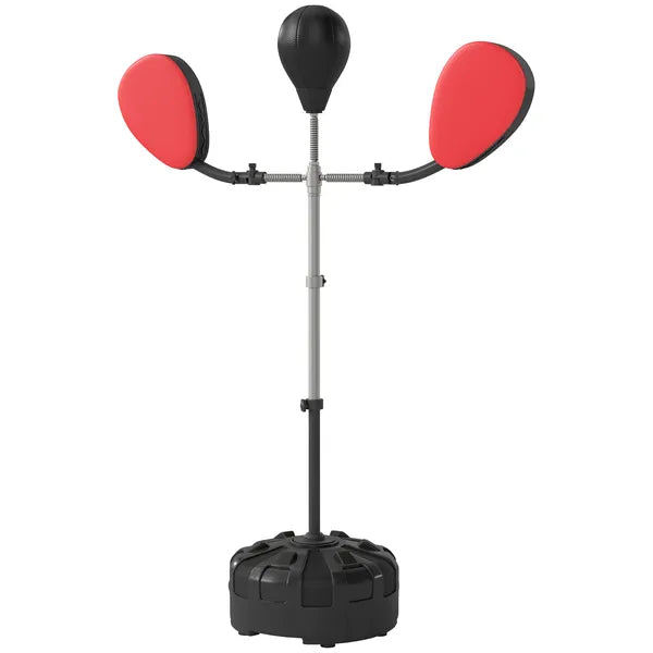 Boxing Bag with Stand, Adjustable Height Punching Speed Bag with 2 Target Arms, for Training, Exercise, Black - product image 1