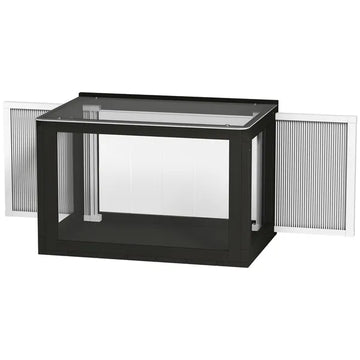 PawHut Outdoor Cat Catio Enclosure with Acrylic Panels Black and White - product image 1