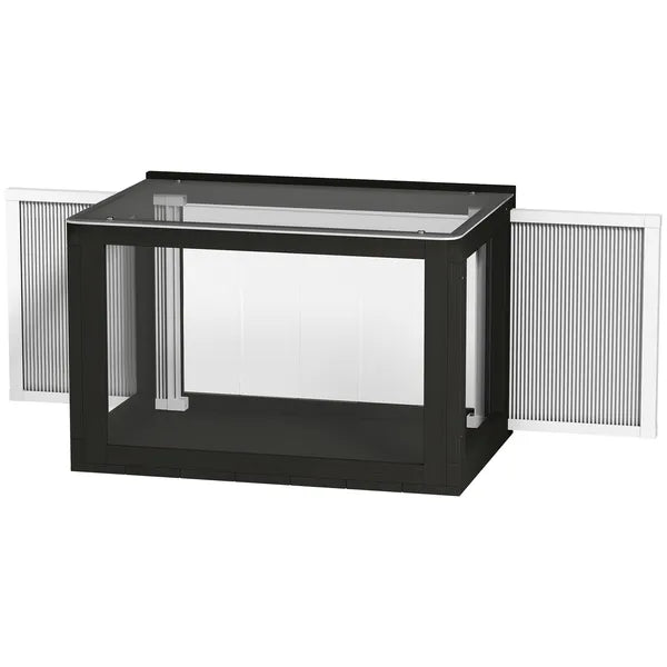 PawHut Outdoor Cat Catio Enclosure with Acrylic Panels Black and White - product image 1