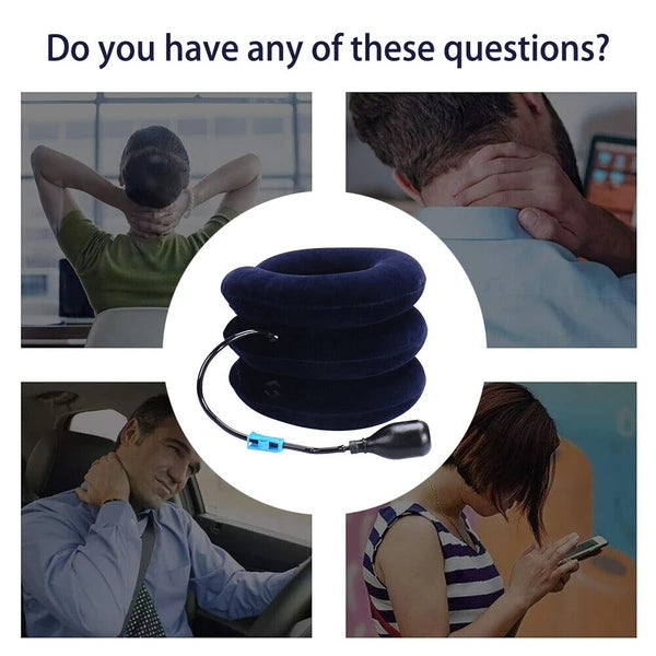 Adjustable Cervical Neck Traction Device and Support Collar - product view 12