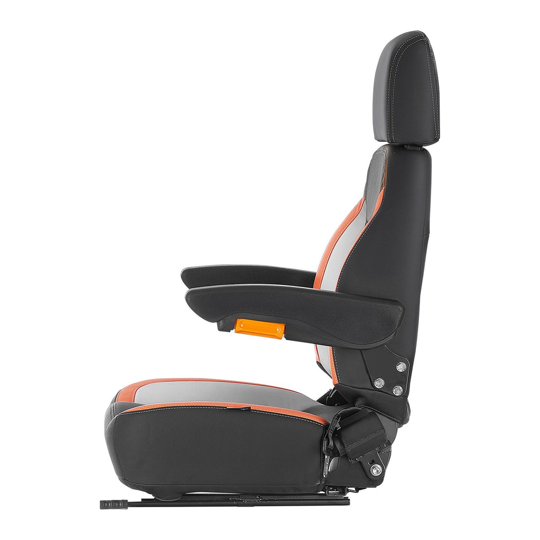 VEVOR Universal Forklift & Tractor Seat with Armrests and Headrest