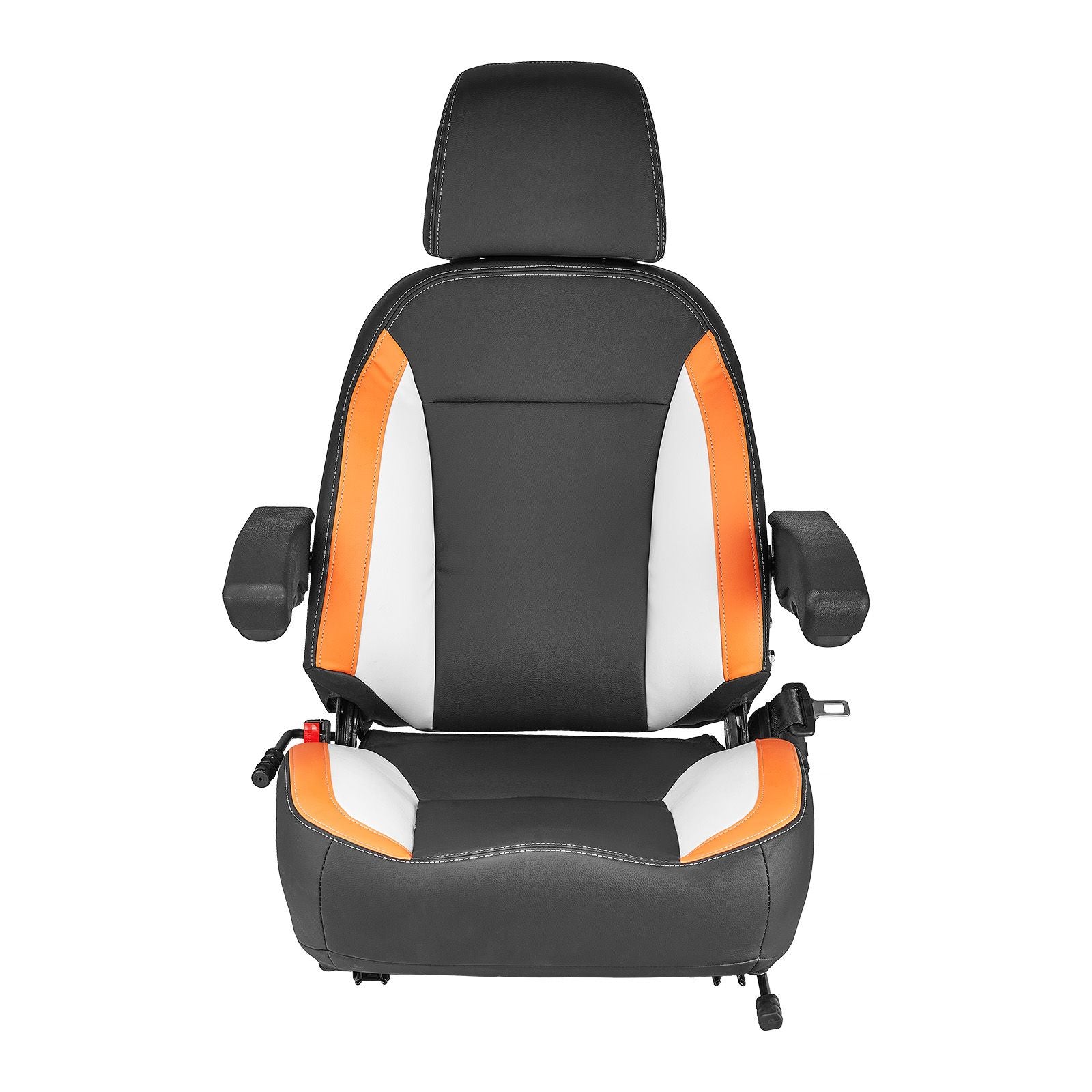 VEVOR Universal Forklift & Tractor Seat with Armrests and Headrest