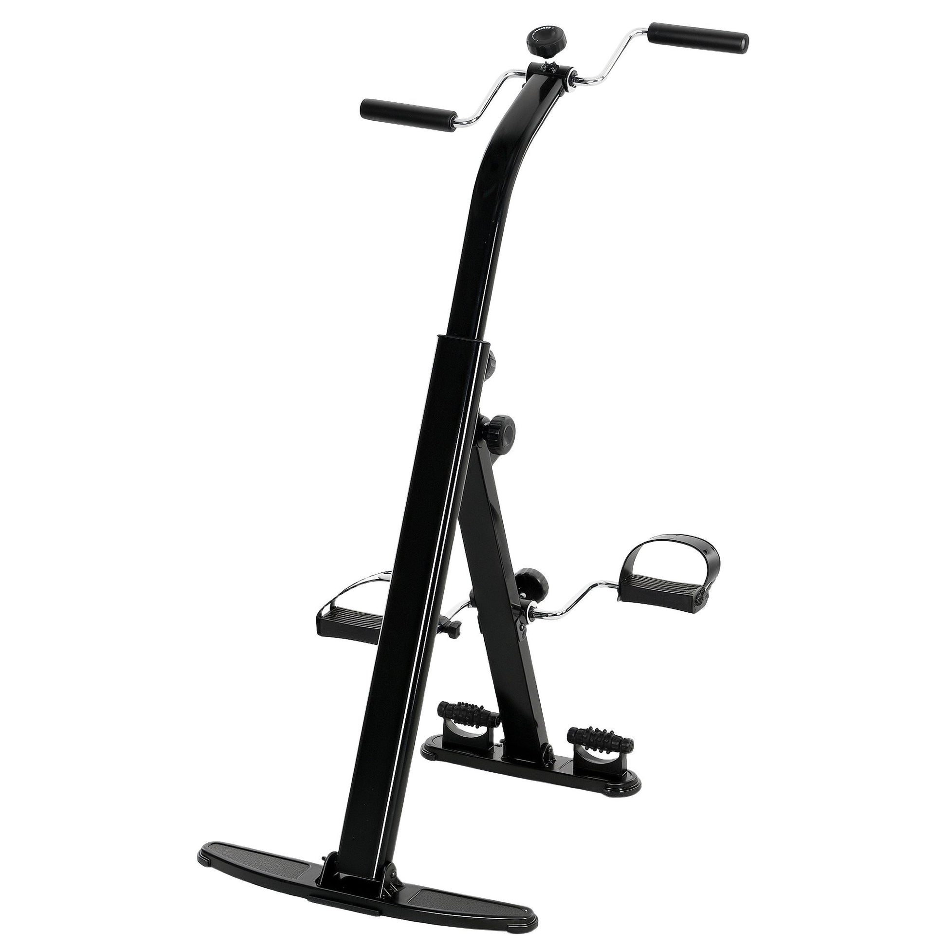 Soozier Seated Pedal Exerciser with LCD Monitor and Massage Rollers