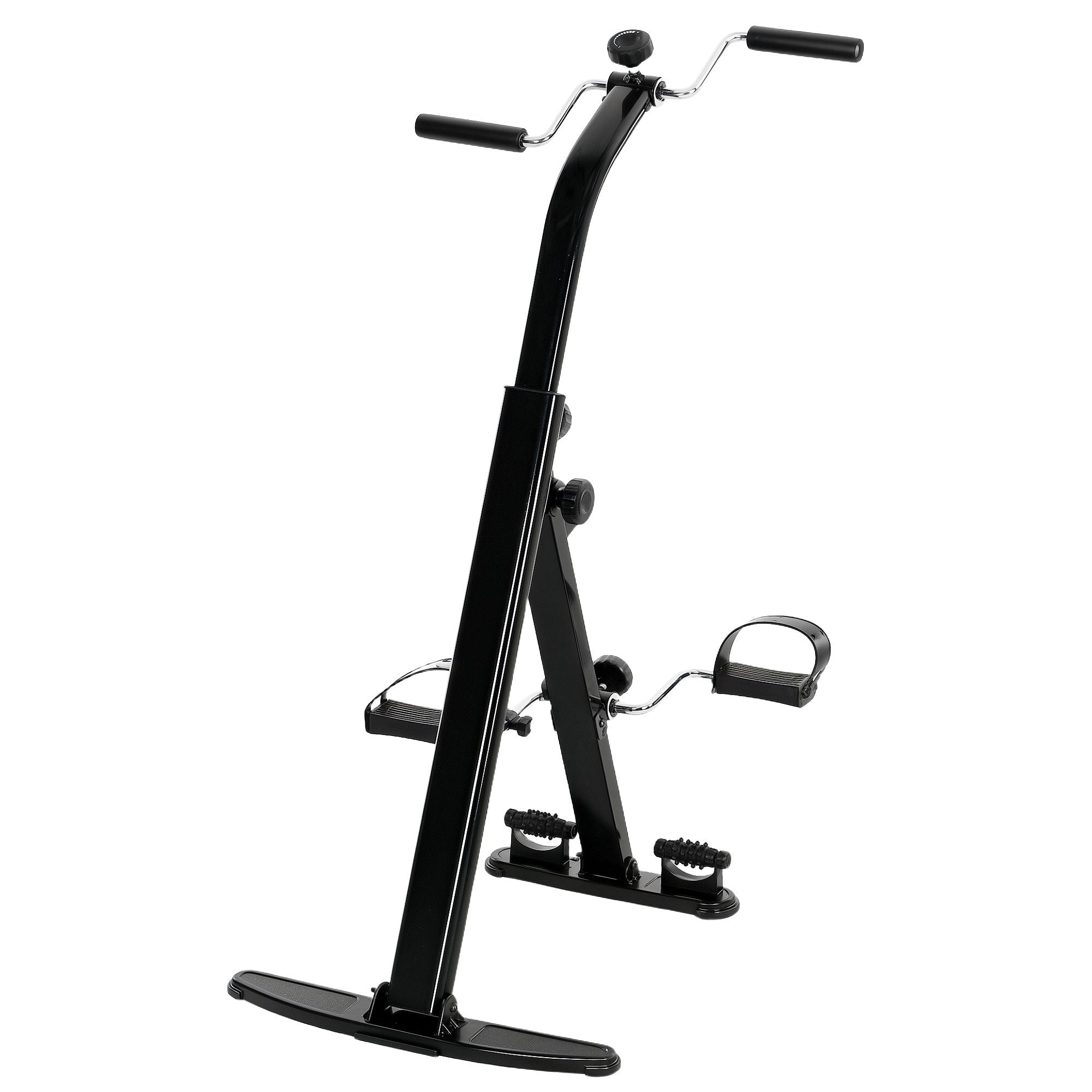 Soozier Seated Pedal Exerciser with LCD Monitor and Massage Rollers