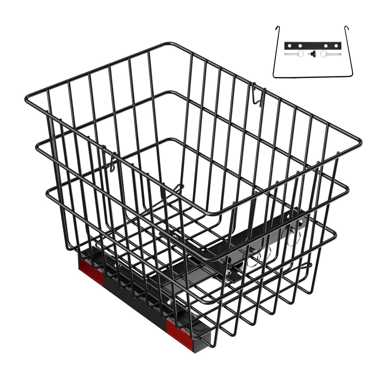 VEVOR Mobility Scooter Rear Basket, Heavy-Duty Metal, 22 lb Capacity