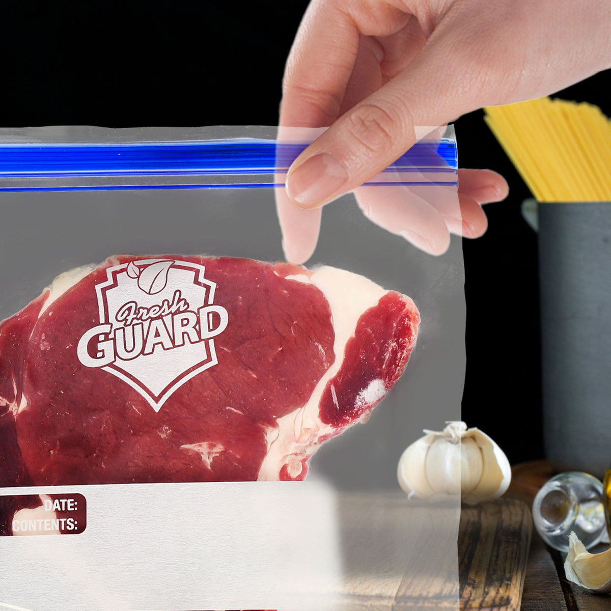 85-Count Heavy-Duty Quart Freezer Storage Bags - product view 7