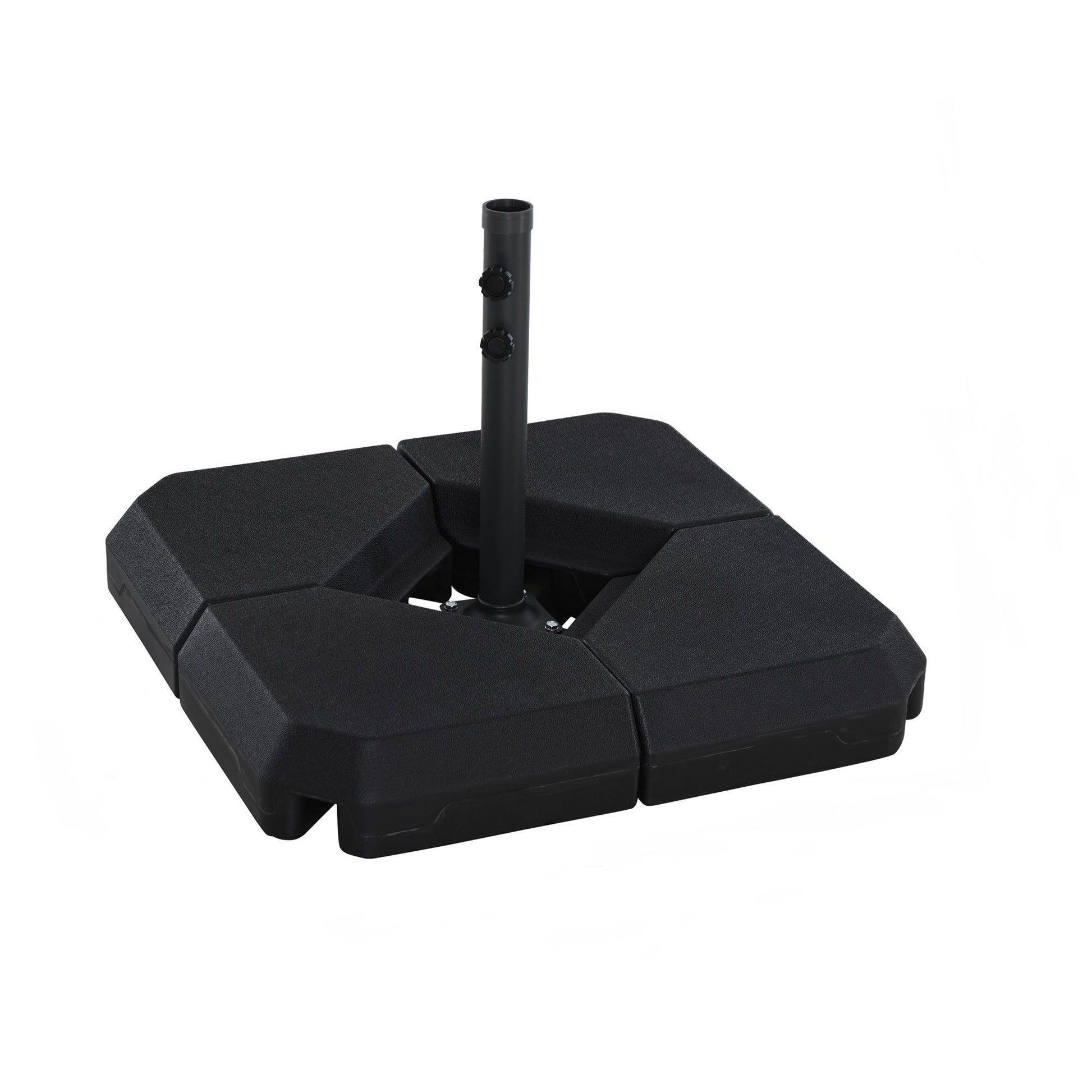 Outsunny 4-Piece Fillable Patio Umbrella Base Weight Set