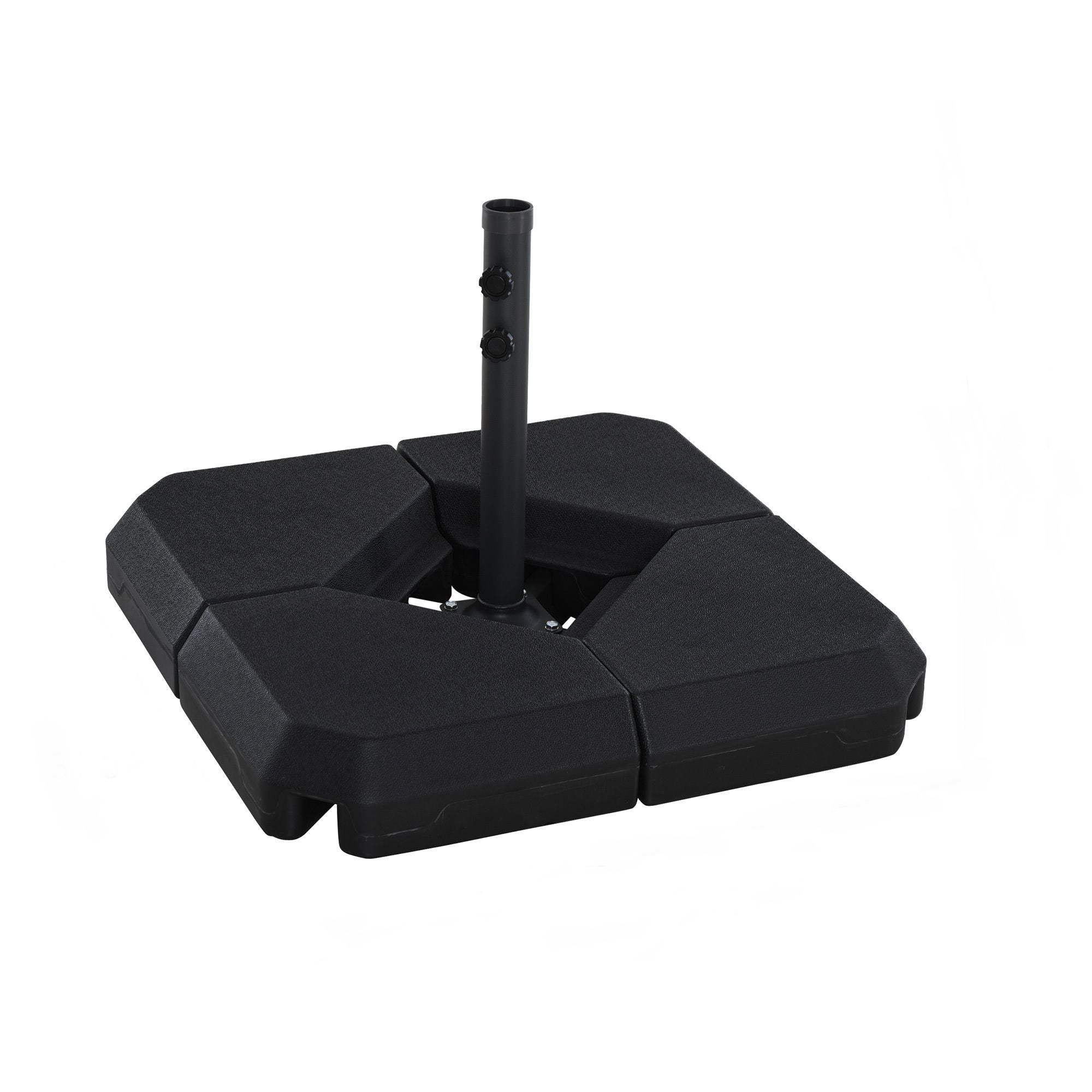 Outsunny 4-Piece Fillable Patio Umbrella Base Weight Set