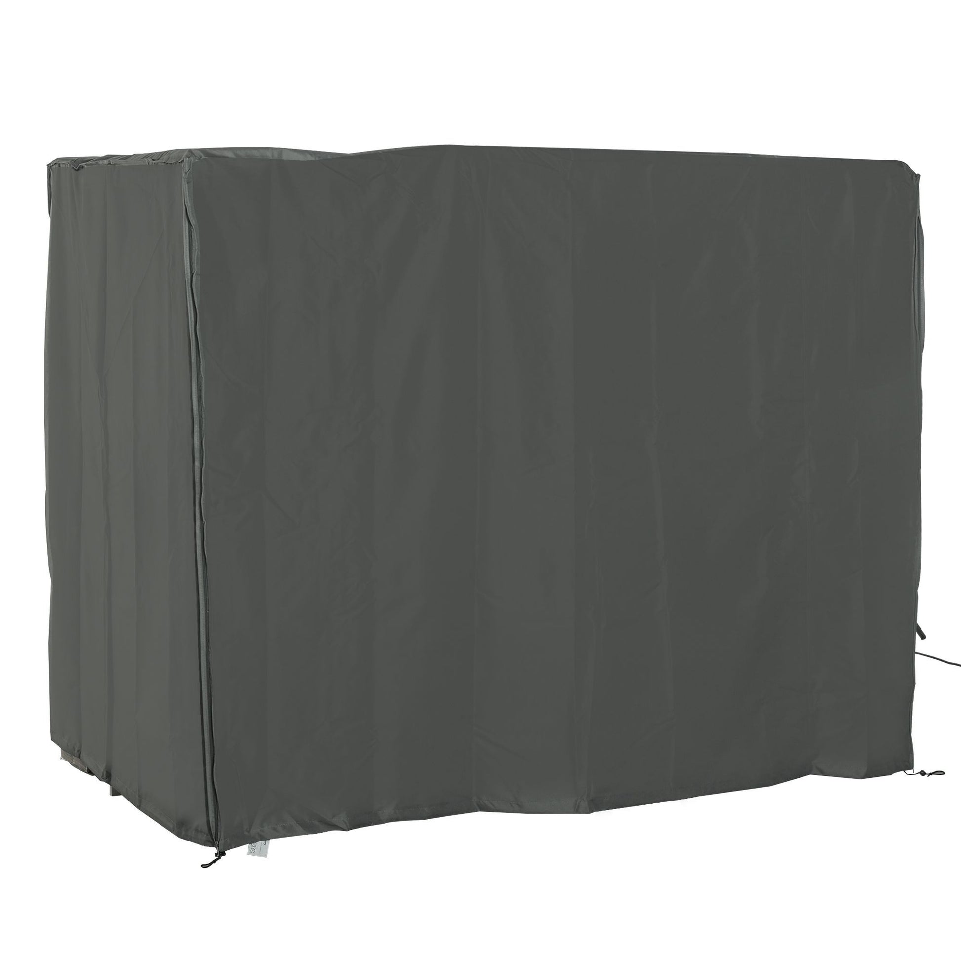 Outsunny 6.7 ft Patio Swing Chair Cover, Gray