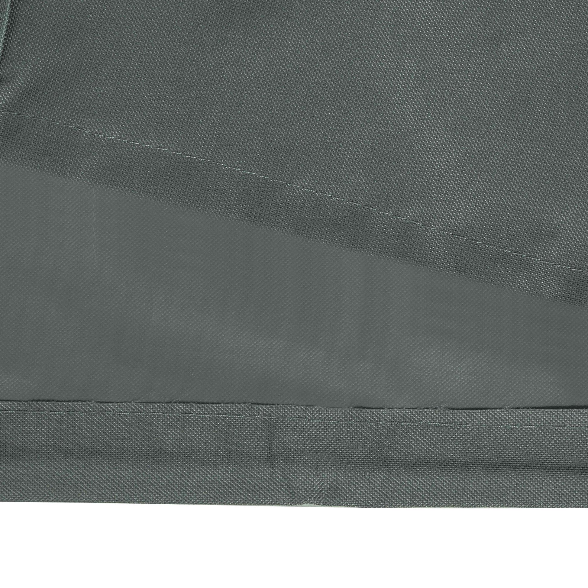 Outsunny 6.7 ft Patio Swing Chair Cover, Gray