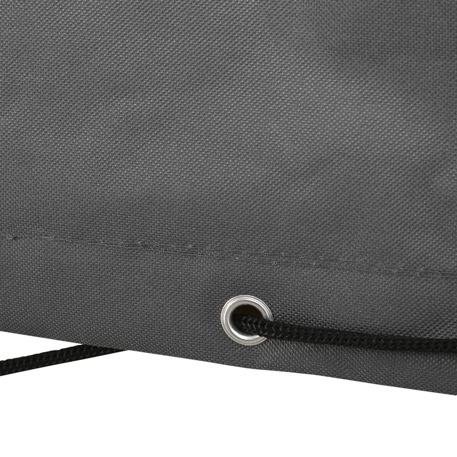 Outsunny 97 x 65 x 26 in Outdoor Sectional Furniture Cover, Gray