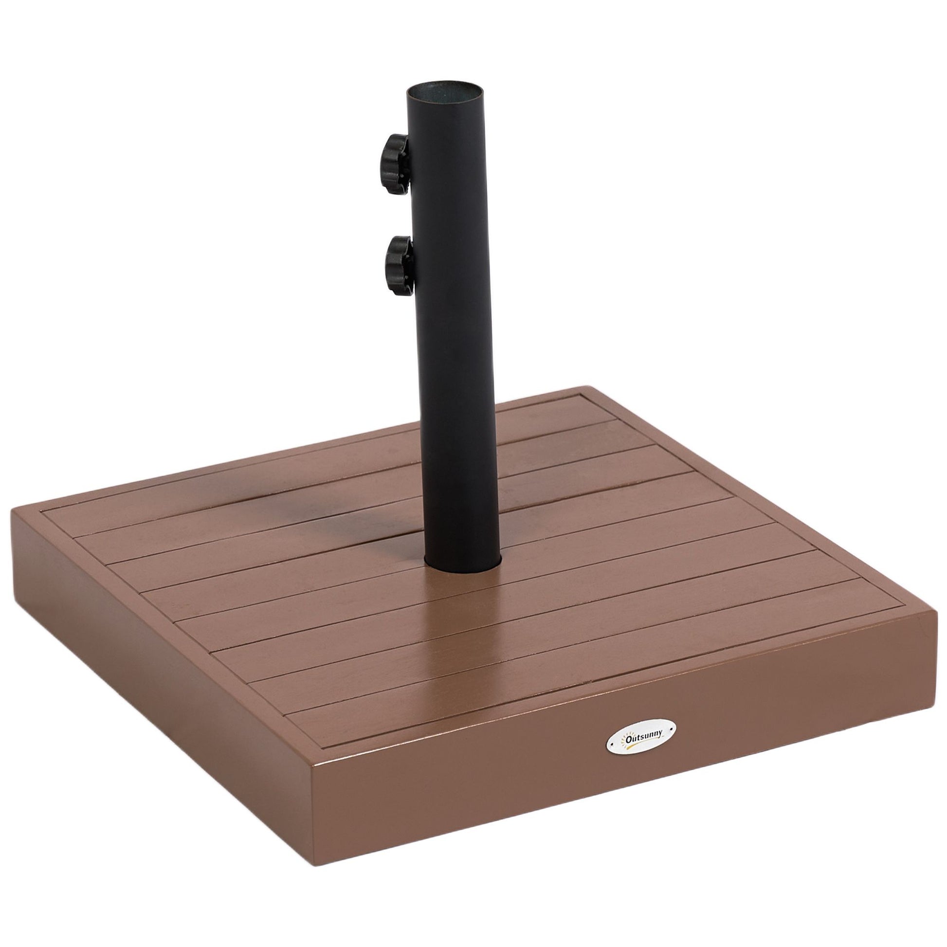 Outsunny 42 lb Concrete Square Patio Umbrella Base