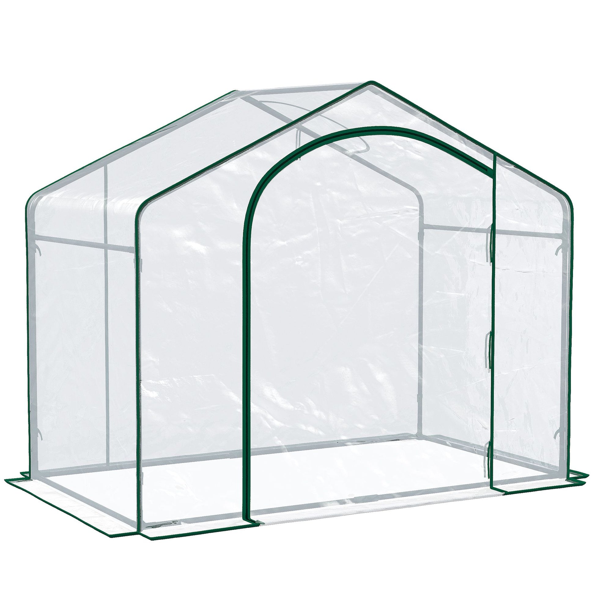 Outsunny 6 x 3 x 5 ft Portable Walk-In Greenhouse with PVC Cover - product view 1