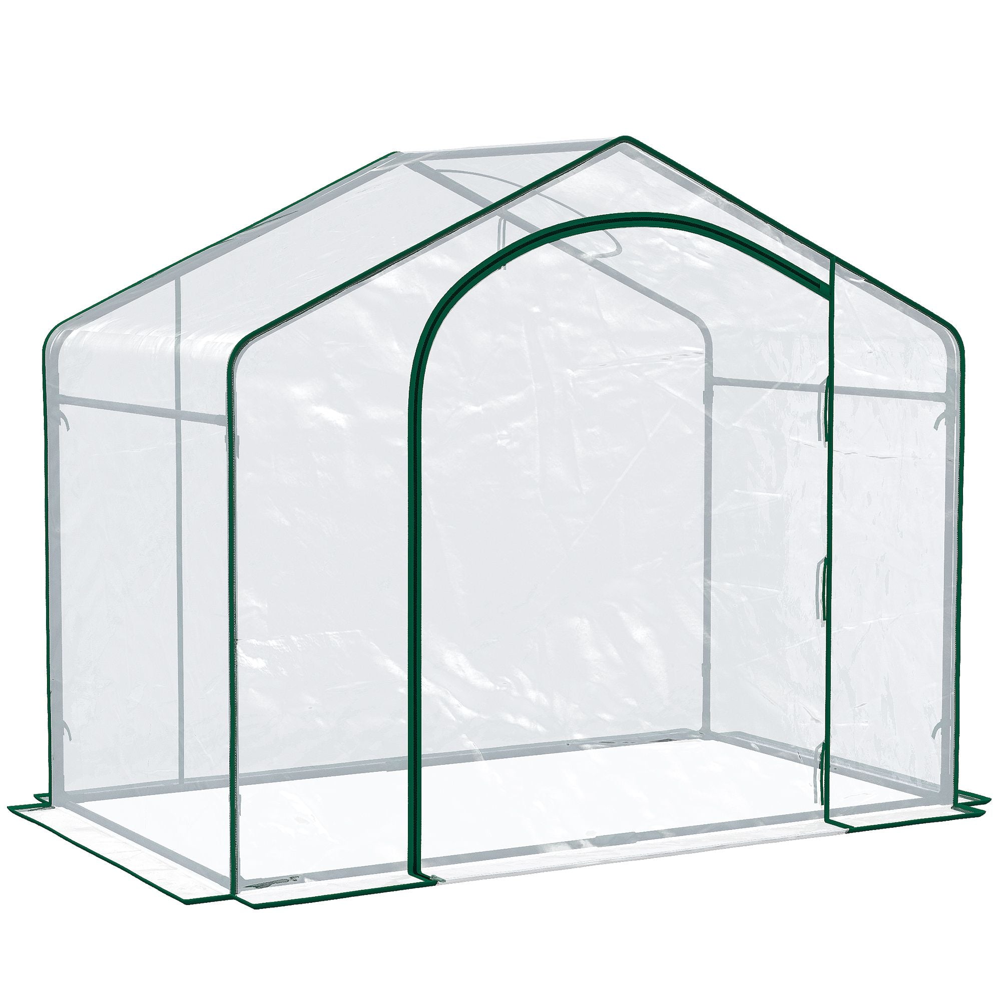 Outsunny 6 x 3 x 5 ft Portable Walk-In Greenhouse with PVC Cover - product view 1