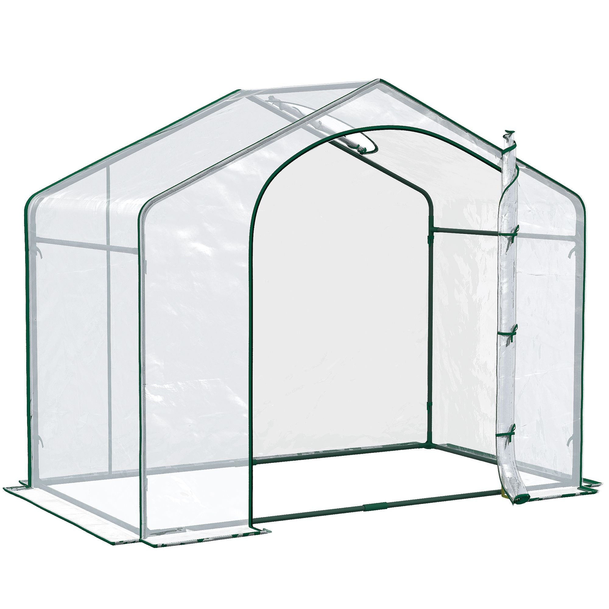 Outsunny 6 x 3 x 5 ft Portable Walk-In Greenhouse with PVC Cover - product view 11