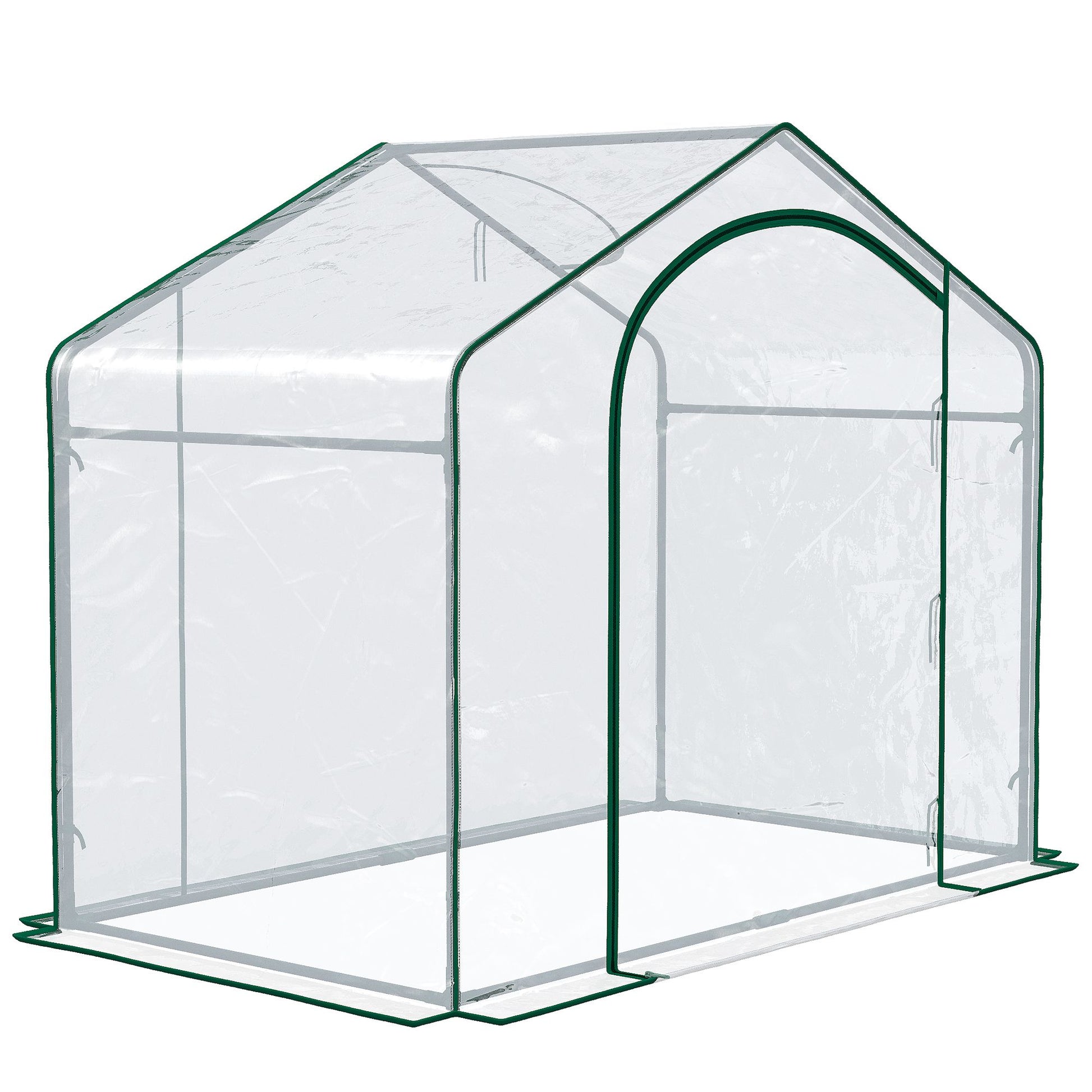 Outsunny 6 x 3 x 5 ft Portable Walk-In Greenhouse with PVC Cover - product view 8
