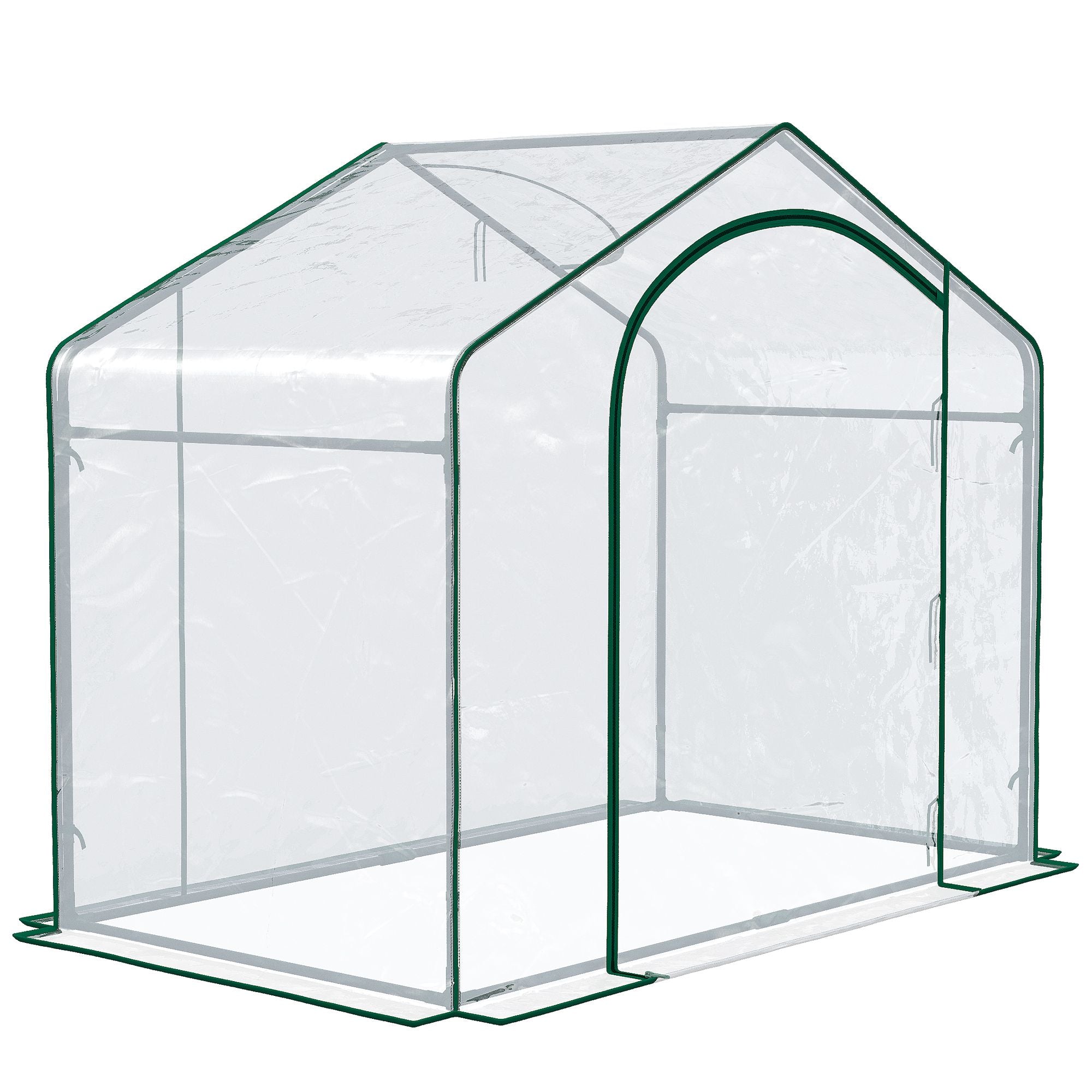 Outsunny 6 x 3 x 5 ft Portable Walk-In Greenhouse with PVC Cover - product view 8