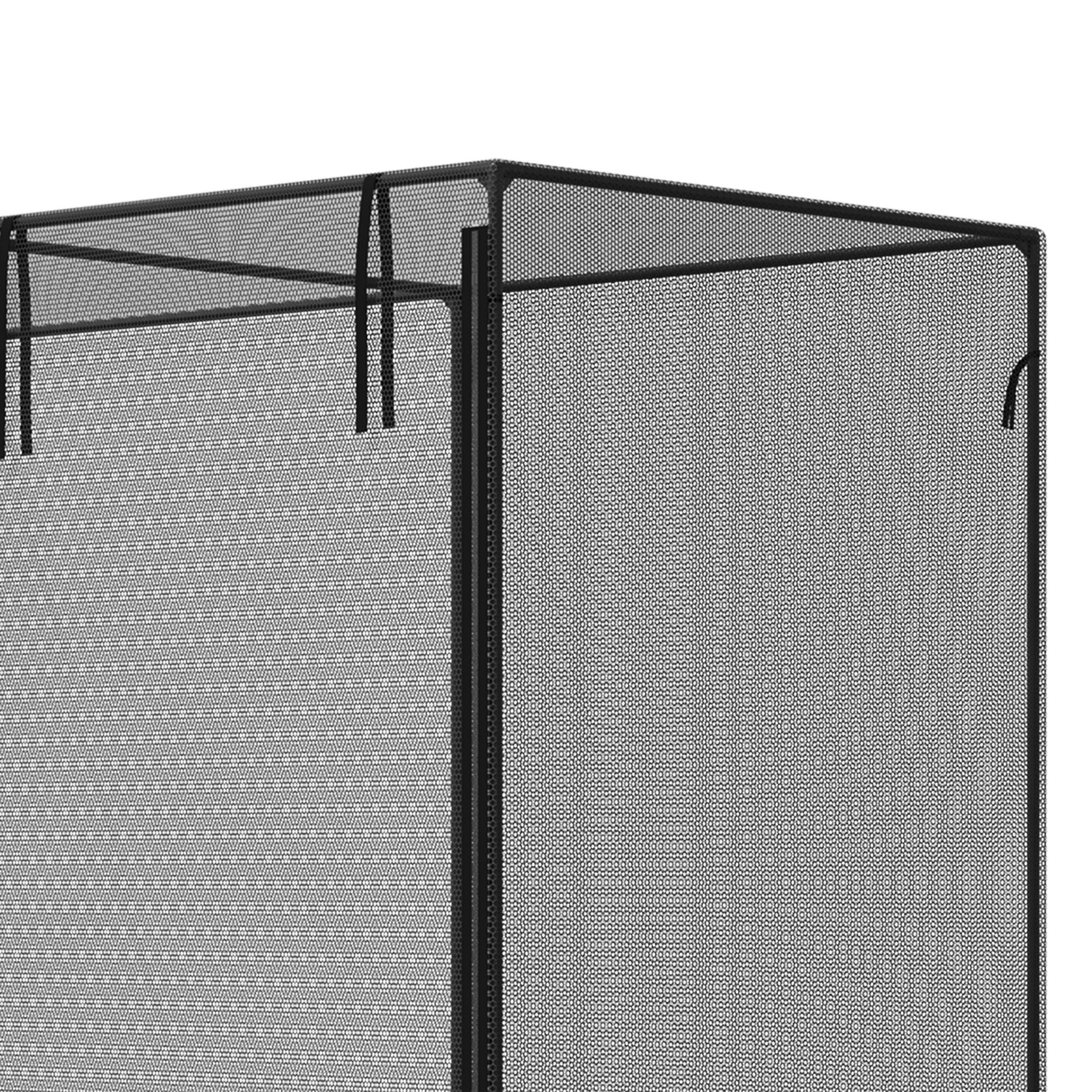 Outsunny 6 x 3 ft Plant Protection Crop Cage Tent with Zippered Doors