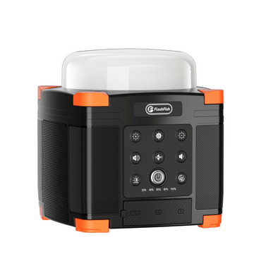 Flashfish FL9-A Multi-function Bluetooth Speaker | 56Wh Power Bank | Camping Light, 360° Surround Sound, USB-C, Bluetooth 5.0, 3-in-1