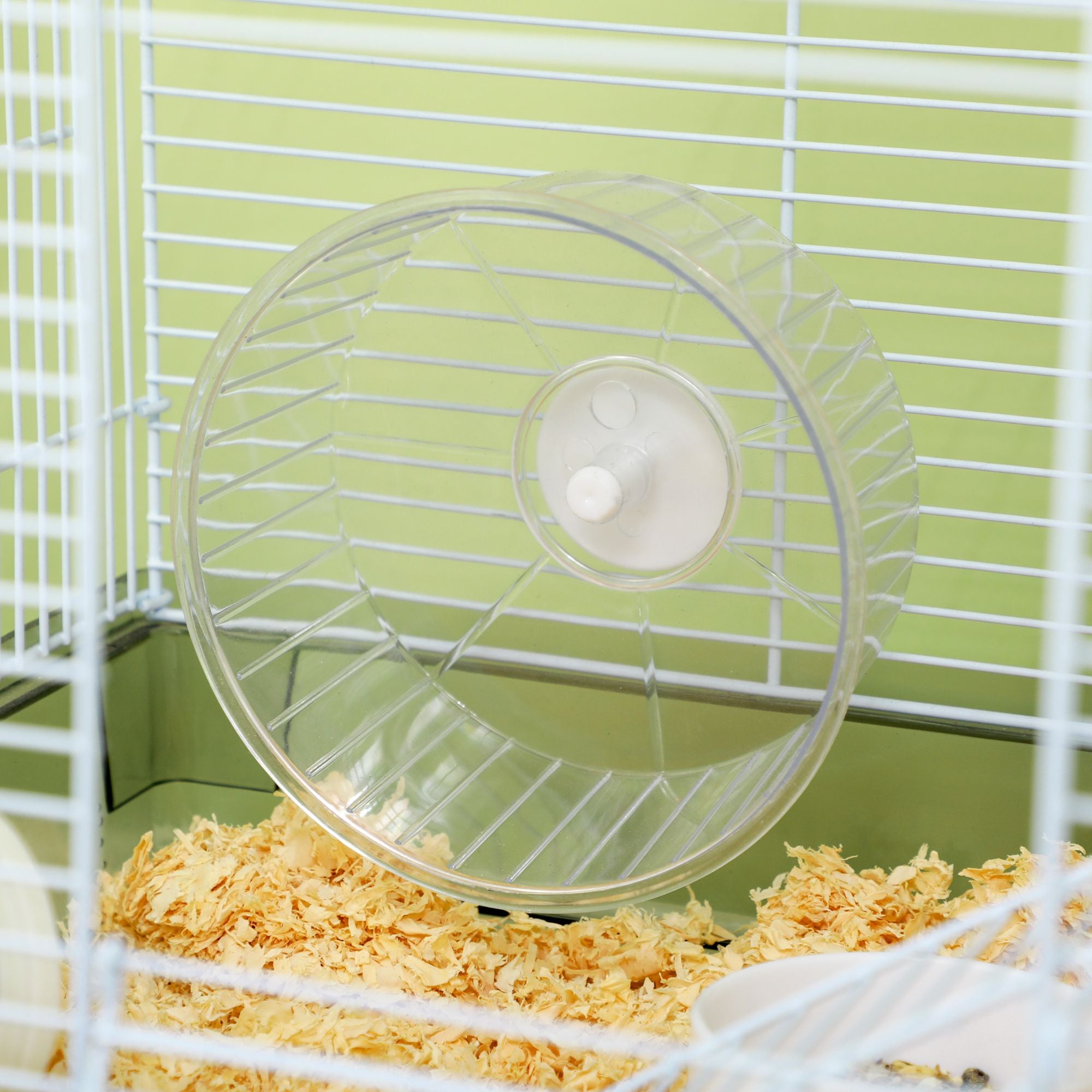 PawHut Compact Gerbil and Dwarf Hamster Cage with Tubes, Gray