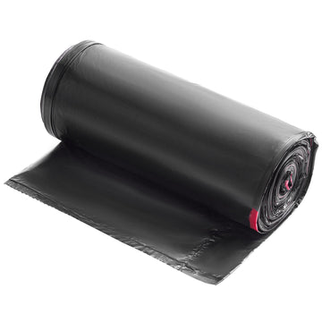 VEVOR 30-Gallon Drawstring Trash Bags, 50 Count, Black
